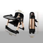 Apramo Flippa Rockstar 摺疊兒童餐椅 (魔法金)